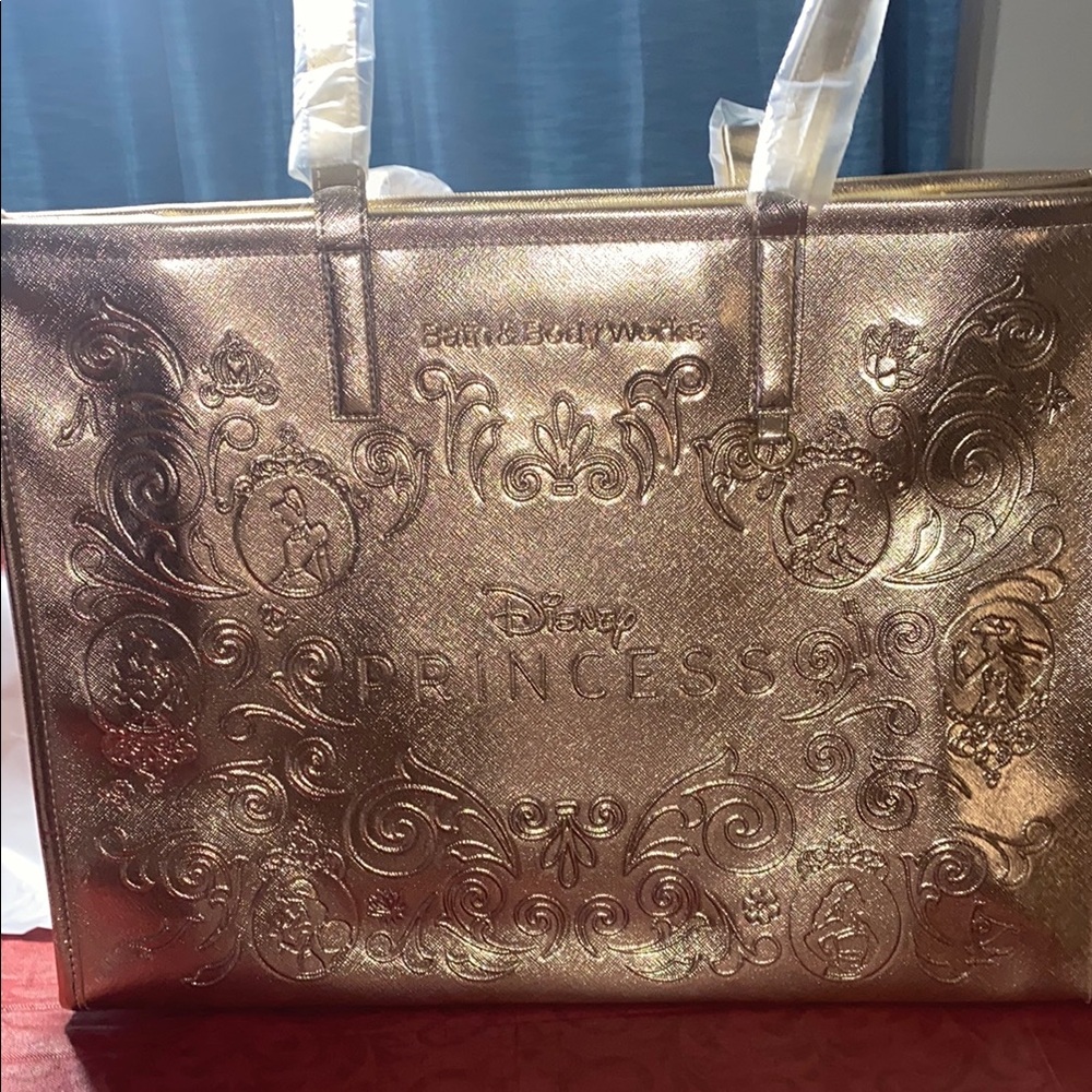 Bath and body works Disney Princess Gold Tote Bag - Picture 4 of 4
